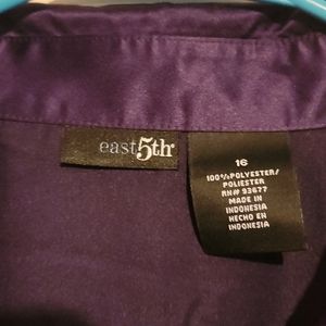 Brand new with tag east 5th royal purple silk top